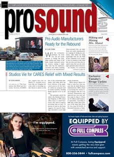 Pro Sound News - June 2020 | ISSN 0164-6338 | TRUE PDF | Mensile | Professionisti | Audio | Video | Comunicazione | Tecnologia
Pro Sound News is a monthly news journal dedicated to the business of the professional audio industry. For more than 30 years, Pro Sound News has been — and is — the leading provider of timely and accurate news, industry analysis, features and technology updates to the expanded professional audio community — including recording, post, broadcast, live sound, and pro audio equipment retail.