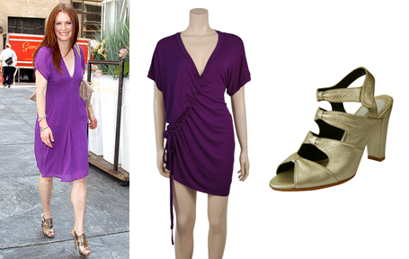 get that look: PURPLE AND GOLD