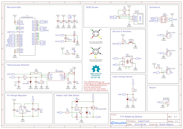 Skema Atmega Soldering Station T12
