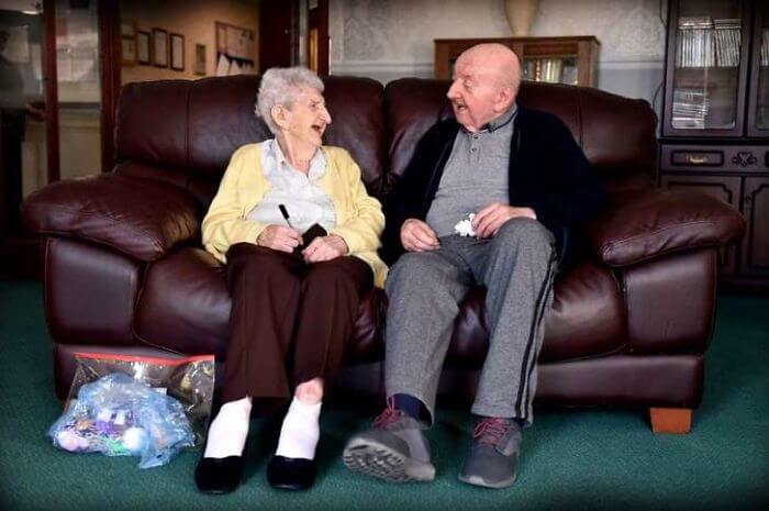 98-Year-Old Mother Joins Her 80-Year-Old Son In Care Home To Look After Him!