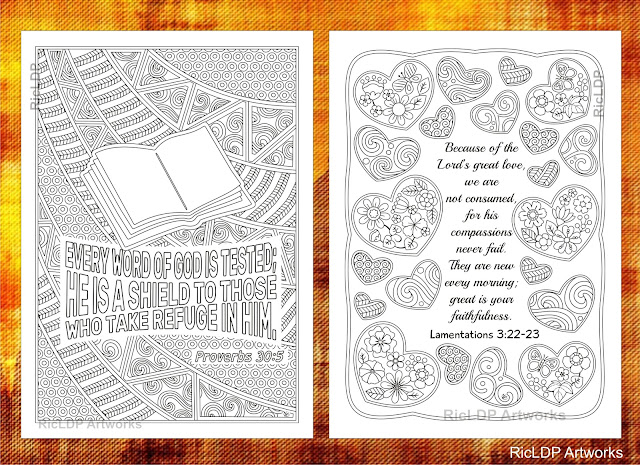 proverbs 30:3 and lamentations 3:22 coloring pages