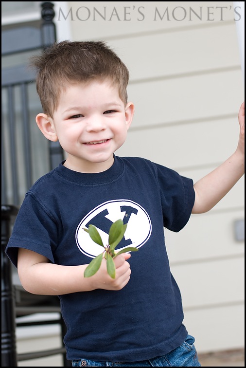 Scott two year old picture smile blog