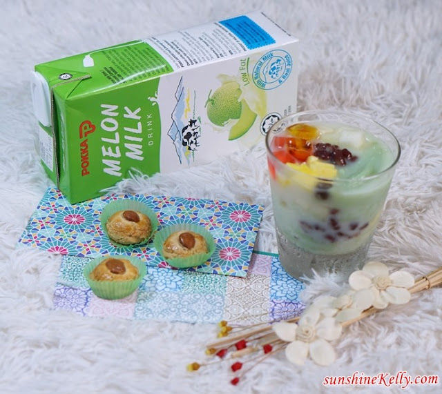 Rainbow Cendol Melon Milk, malaysia cendol recipe, Dessert Recipe, Dessert, Malaysia Dessert, Recipe, pokka, pokka milk, pokka melon milk, pokka malaysia