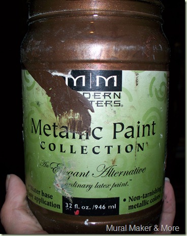 bronze faux finish
