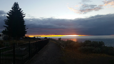 Sunrise. Port Vincent Caravan Park & Sea Side Cabins.