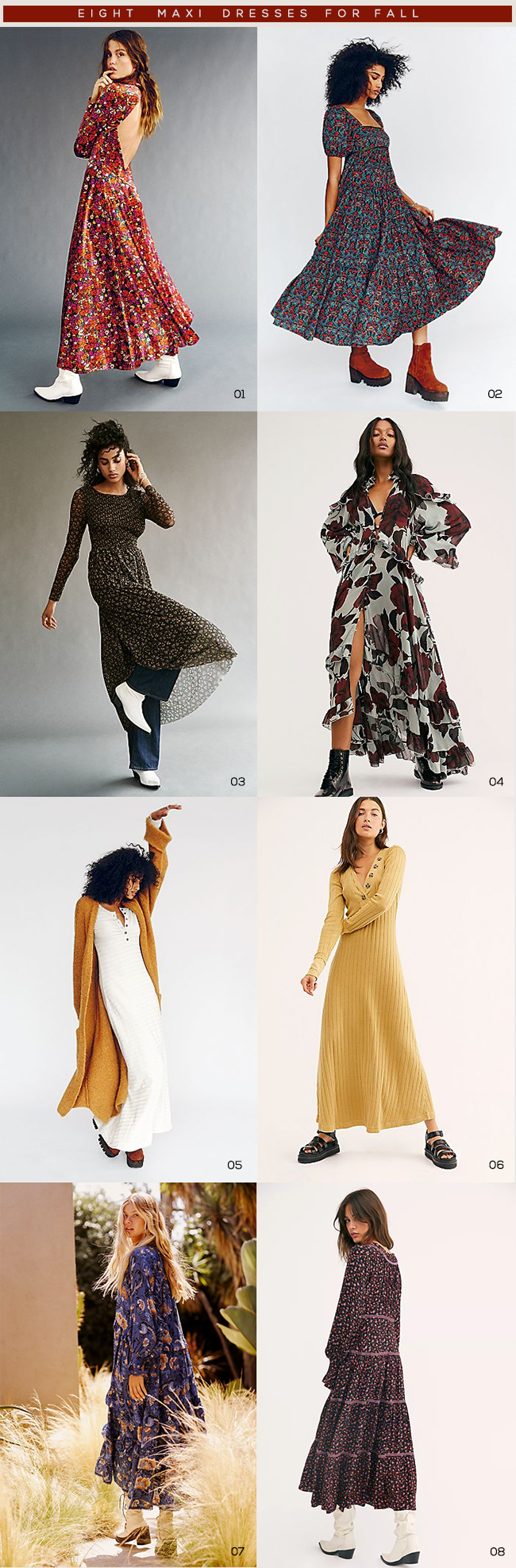 8 Maxi Dress For Fall