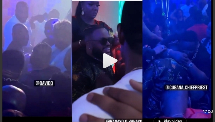 naija Star Whitemoney Hangs Out With Cubana Chiefpriest Davido E Money And Other Big Shots Video Mimi S Blog