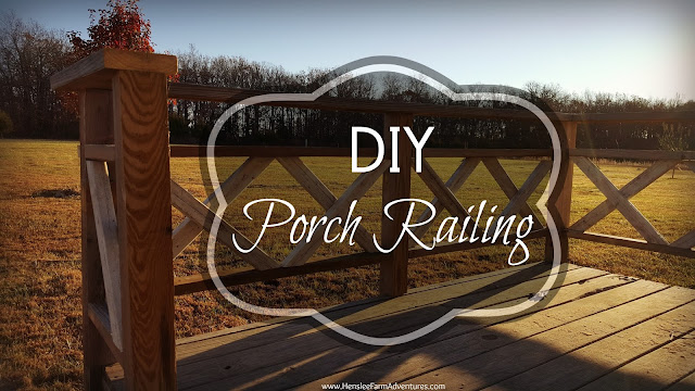 DIY Porch Railing