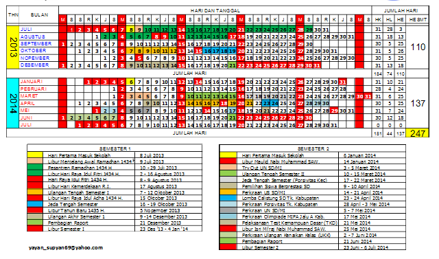 Kalender Pendidikan 2016 2017 Jawa Tengah
