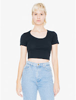 women's crop top from American Apparel