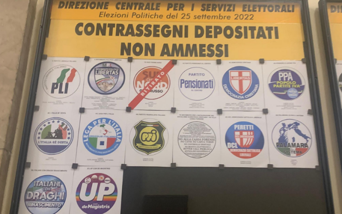 Politiche, primo vaglio su simboli: 70 ammessi su 101 depositati