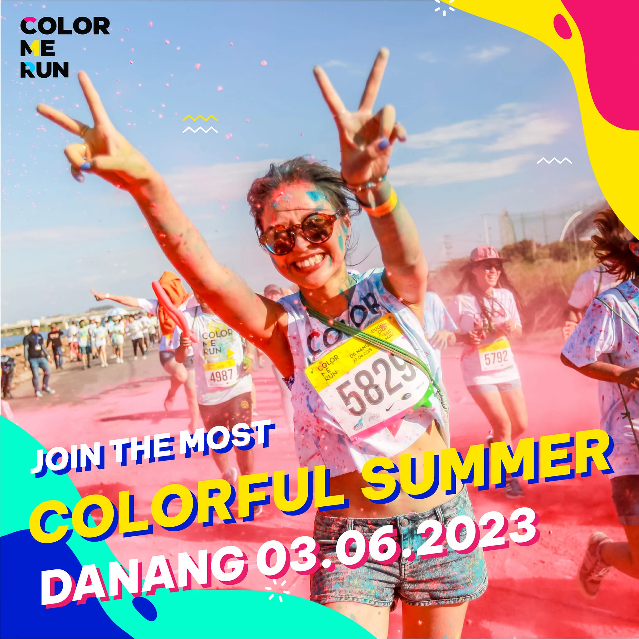 Đường chạy sắc màu 'Color Me Run' Đà Nẵng 2023