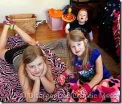 7 Girls Tie-Blankets