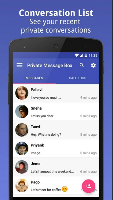 private message box apk app