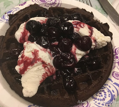 Black forest waffles