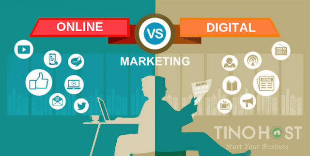 Difference Between Online Marketing and Digital Marketing