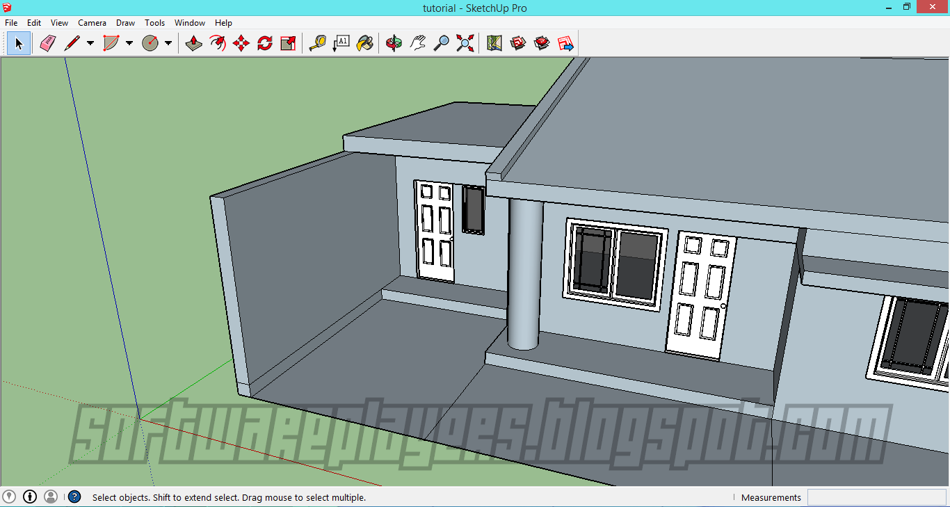 Membuat Denah Rumah Menggunakan Corel Draw Denah Rumah