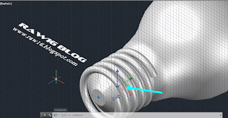 CAra membuat Helix DI Autocad Lampu