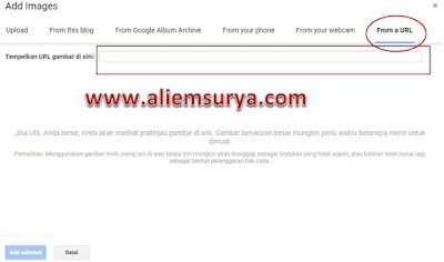 cara memasukkan gambar dari Google Drive