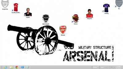 2013 Arsenal Fc Theme Support In Windows 8