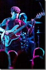 Nik Kosmas on Bass Guitar 001H