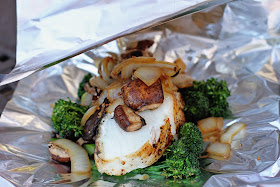 Foil Packet Steamed Sea Bass with Vegetables