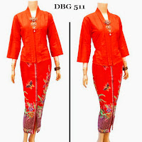 Baju Batik Muslim Gamis 