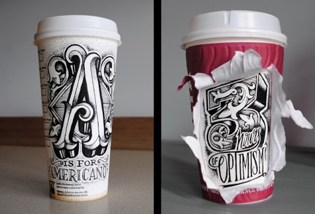 paper cup art