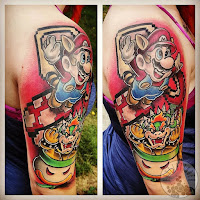 tatuajes de Super Mario