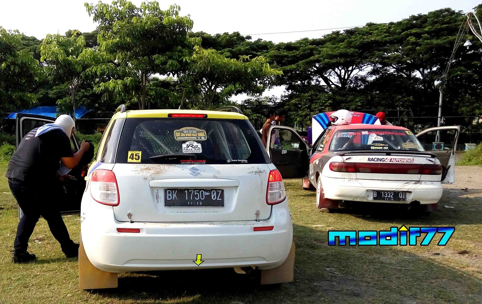 Mobil Suzuki SX4 Training Rally Car GSP MODIF 77