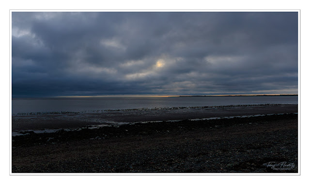 The view over Dundalk Bay from Seabank at sunrise