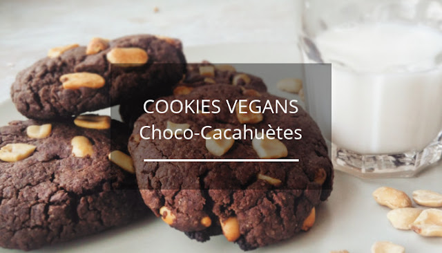 Cookies chocolat-cacahuètes végans