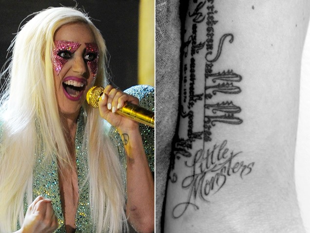 Lady Gaga's tattoos. "✿LIVING WIF HER DELIGHTFUL LIFE - ɑɴɩѕ