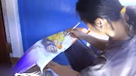 Modifikasi Airbrush Jupiter MX 2011 motif Dragon Ballz