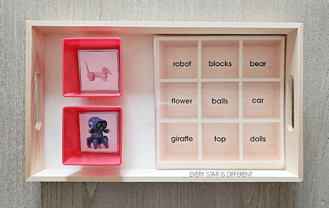 Filling Santa's Shelves Picture and Word Match Up