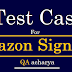 Test Cases for Amazon Sign up Page -Amazon Registration page