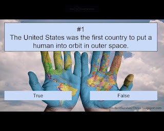 The United States was the first country to put a human into orbit in outer space. Answer choices include: true, false