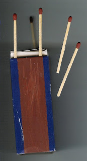 Picture shows how mountain climbers leave matches in mountain refuges to assist getting a fire going thus anticipating the need to have matches out of the box for frost bitten fingers: a parallel attempting to illustrate the need also for technology to be assistive for the public and to present no barriers to immediate use.