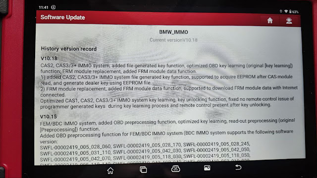 Launch X-prog3 Update BMW CAS2 CAS3 File Make Key 2