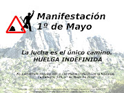 1 Mayo en La Cabrera: Manifestaciónconvocatoria conjunta (cartel mayo )