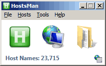 Using Hostsman for Host Redirection