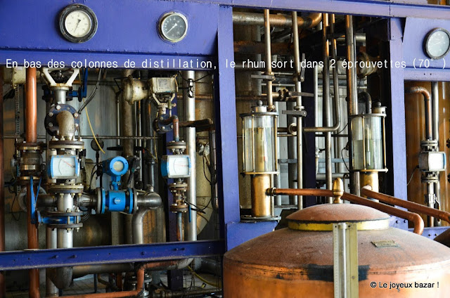 Martinique  - distillerie Depaz - distillation