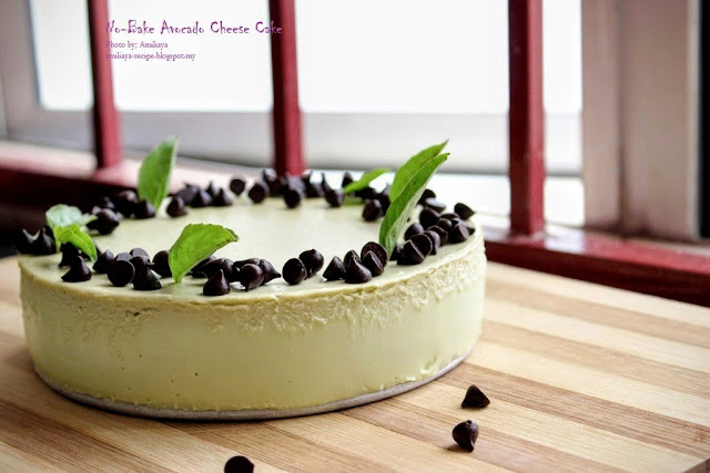 No - Bake Avocado Cheese Cake