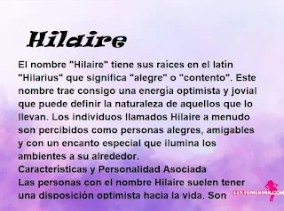 significado del nombre Hilaire