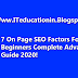 7 On Page SEO Factors For Beginners