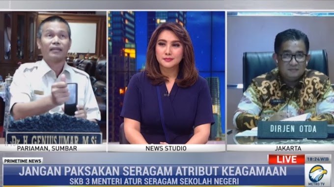 Tranding Topik Tolak SKB Tiga Mentri, TV Nasional Gantian Undang Genius Umar