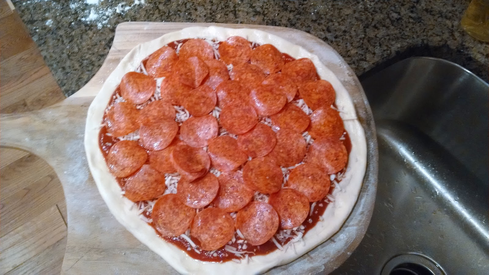Pizza Pie before oven