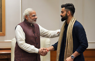 PM with Virat Kohli