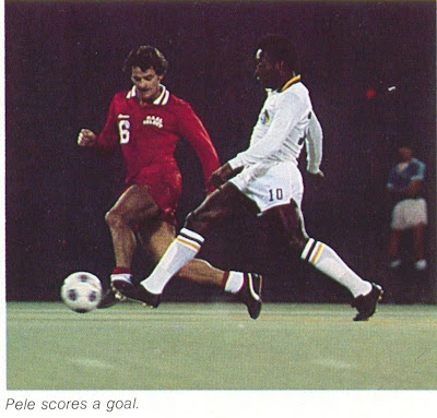 Franz Beckenbauer Hitting A Ball