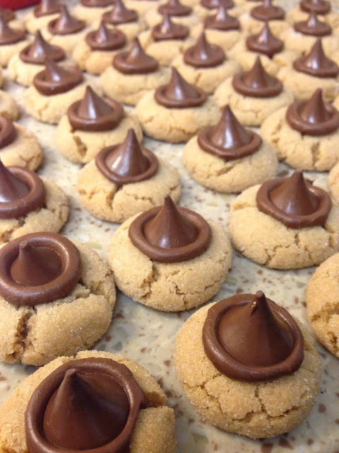 Peanut Butter Blossoms cookies 